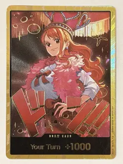 DON!! Card Nami Gold Extra Booster: One Piece Heroines Edition Foil English - Image 1