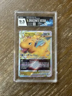 Dragonite VSTAR 050/078 Pokemon GO HGA 9.5 GEM MINT Full Art Pokemon Card - Image 1