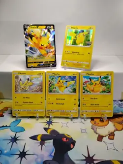 Pokemon TCG Bulk Card Lot Of 5 (Near Mint) Pikachu Cute.... - Image 1
