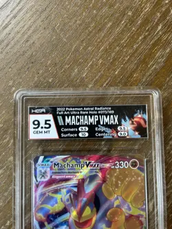 Machamp VMAX 073/189 Astral Radiance Full Art HGA 9.5 GEM MINT Pokemon Card - Image 4