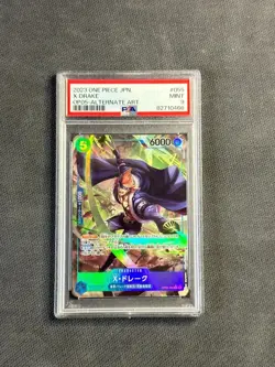X Drake - 2023 One Piece Card Game JPN. TCG Op05-Alternate Art OP05-055 R PSA 9 - Image 1