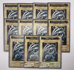 Yu-Gi-Oh! Card Blue-Eyes White Dragon 11 Card Holo Set Japanese - Image 1
