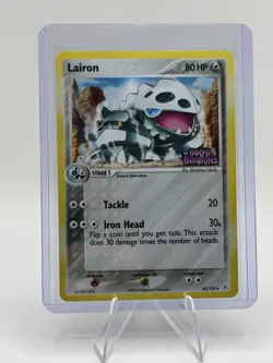 Pokemon Card Lairon Ex Holon Phantoms 45/110 Reverse Holo Uncommon - NM - Image 1