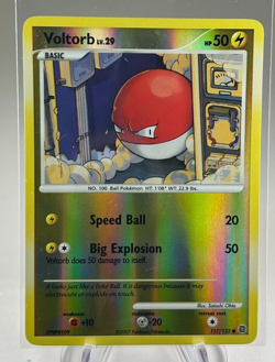 VOLTORB - 117/132 - Secret Wonders - Common - Pokemon Card - NM Reverse Holo - Image 1