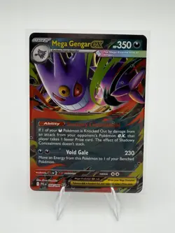 Mega Gengar ex 056/094 Holo ME02: Phantasmal Flames Pokemon Card - Image 1
