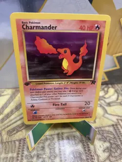 Pokemon Card - Charmander Team Rocket 50/82 Common 1st Edition - Image 1