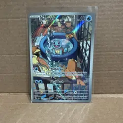 Pokemon Squirtle Illustration Rare Full Art Holo Card 60 HP Stellar Crown 148/1… - Image 1