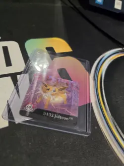Vintage 1999 Artbox Pokemon Card Lenticular Jolteon Eevee Action Series One - Image 2