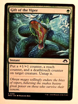 Gift Of The Viper - 156 - MH3 - NM - MTG Magic the Gathering - Image 1