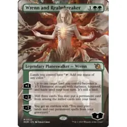 Wrenn And Realmbreaker (borderless) M/NM Magic MTG March Of The Machine - Image 1