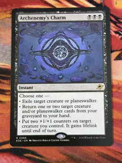 MTG # 0088 Archenemy's Charm (EOE) - Image 1