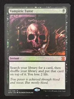 1x MTG Vampiric Tutor - Eternal Masters (EMA) #112 - Magic the Gathering - Image 1