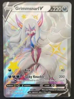 Grimmsnarl V SV116/SV122 Shining Fates Shiny Vault Ultra Rare Holo Pokemon NM - Image 1