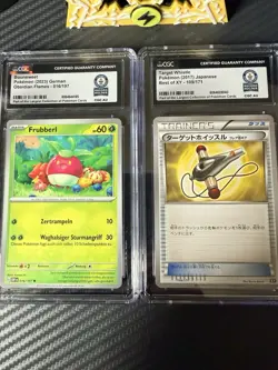 Pokemon CGC World Record Holder / Bounsweet German Promo And Target Whistle JPN - Image 1