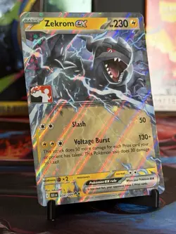 Zekrom ex 034/086 Pokemon Play! Prize Pack Series 8 Play Stamp NM - Image 1