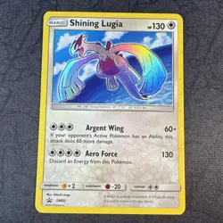 Shining Lugia SM82 Sm Holo Sun & Moon Black Star Promo Pokemon - Image 1