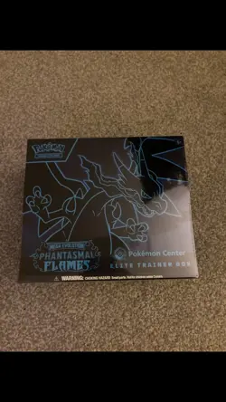 Pokemon TCG Phantasmal Flames Pokemon Center ETB Elite Trainer Box - Small tear - Image 1