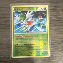 Pokemon Shaymin 8/95 Unleashed Reverse Holo Holo Rare Basic HP70 TCG - Image 1