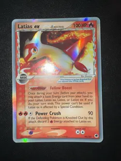 Pokemon Ex Dragon Frontiers Latias Ex 95/101 Holo NM - Image 1