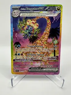 Alolan Exeggutor ex 242/191 Sv08: Surging Sparks Holo Pokemon Near Mint - Image 1