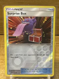 POKEMON SURPRISE BOX 187/214 REVERSE HOLO UNBROKEN BONDS GENGAR MP - Image 1
