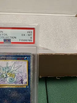 2002 Pokemon Legendary Collection Seadra #63/110 PSA 6, EX-MT - Image 3