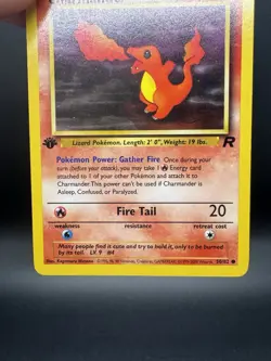 Pokemon TCG Charmander Team Rocket 1st Edition 50/82 Common Vintage WOTC LP - Image 4