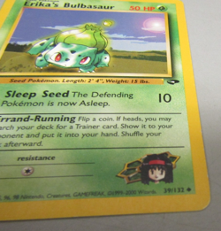 Pokemon TCG Erika’s Bulbasaur #39/132 Gym Challenge Non Holo 1st Edition Vintage - Image 3