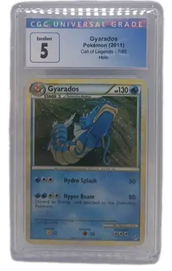 Pokemon Gyarados 7/95 Reverse Holo Rare 2011 Call of Legends CGC 5 - Image 1
