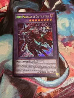 Yu-Gi-Oh! Dark Magician of Destruction secret rare MZMU EN011 1st ED NM - Image 1