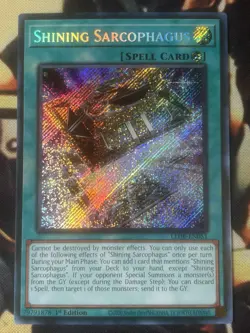 Yugioh: Shining Sarcophagus - LEDE-EN051 - Secret Rare - 1st Edition - NM - Image 1