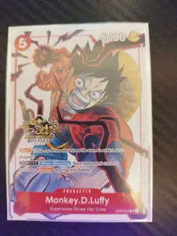 One Piece Card Game Promo Carte Monkey D. Luffy ST01-012 Alt FR Nm - Image 2