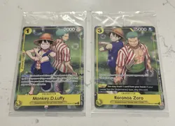 One Piece TCG Zoro & Luffy Learn Together Set Sail Event Sealed - Image 2