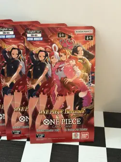 ONE PIECE Heroines EB-03 Sleeved Booster Pack English New Release! Lot Of 8! - Image 2