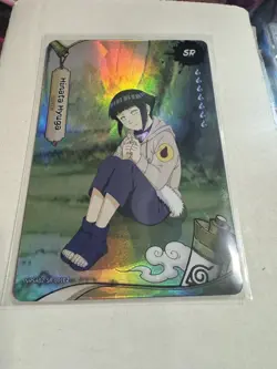 Naruto Kayou English Series 2 Card - Hinata Hyuga - NRSA02-SR-001L2 - Image 1