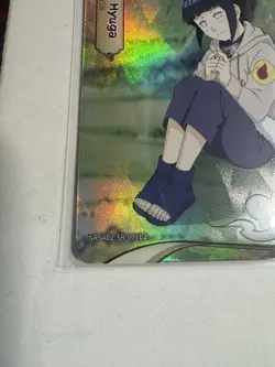 Naruto Kayou English Series 2 Card - Hinata Hyuga - NRSA02-SR-001L2 - Image 2