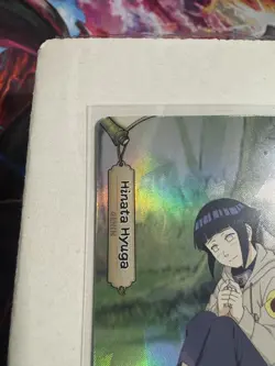 Naruto Kayou English Series 2 Card - Hinata Hyuga - NRSA02-SR-001L2 - Image 3