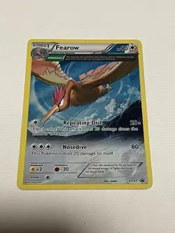 Pokemon 2015 Fearow Black Star Promo Holo Foil Rare Card #XY57 - Image 1