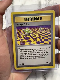 Pokemon - Warp Point - Gym Challenge 126/132 1st Edition - Common - MP/LP Card - Image 1