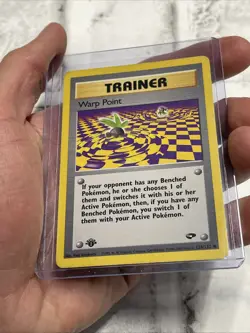 Pokemon - Warp Point - Gym Challenge 126/132 1st Edition - Common - MP/LP Card - Image 2