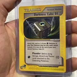 Pokemon TCG Darkness Cube 01 Aquapolis Regular 119/147 LP+ Vintage E-Reader Card - Image 2
