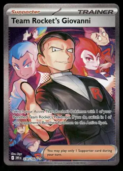 Pokemon Cards Team Rocket's Giovanni 238/182 Destined Rivals NM - Image 1
