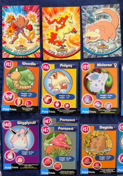 Set of 37 Pokemon cards-First Movie Scene Cards, Poke Trivia Cards, TV Animation - Image 2