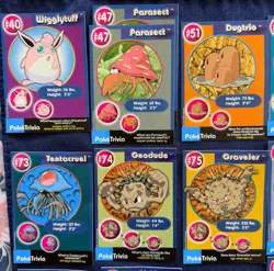 Set of 37 Pokemon cards-First Movie Scene Cards, Poke Trivia Cards, TV Animation - Image 4
