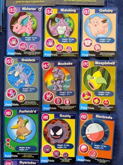 Set of 37 Pokemon cards-First Movie Scene Cards, Poke Trivia Cards, TV Animation - Image 5