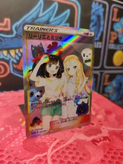 Pokemon Lillie Anime Waifu Sexy Doujin ACG DIY Trainer Art card - Image 3