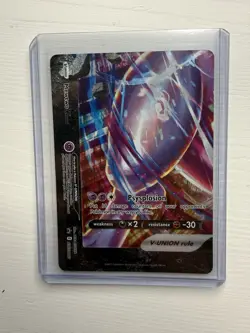 Pokemon Mewtwo V-Union SWSH161 Psychic Card Nintendo 2021 English - Image 1