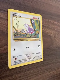 Pokemon BASE SET 2 Card 89/130 Rattata LP - Image 3