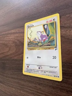 Pokemon BASE SET 2 Card 89/130 Rattata LP - Image 4