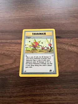 DIGGER - 75/82 - Team Rocket - Pokemon Card - LP - Image 2